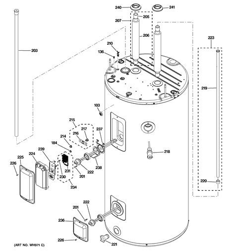 ge gas water heater parts diagram general wiring diagram