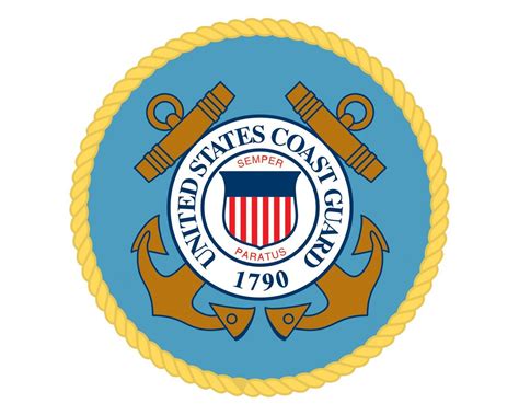 coast guard emblem uscg logo vinyl decal sticker  cars trucks laptops   morale tags