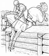 Cheval Colorare Cavalli Disegni Saute Jockey Cavallo Colouring Saut Adulti Coloriages Dressage sketch template