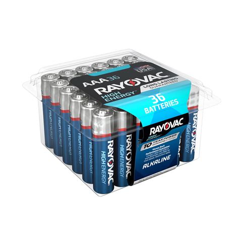 Rayovac High Energy Alkaline Combo Pack Aa And Aaa Batteries 72 Count