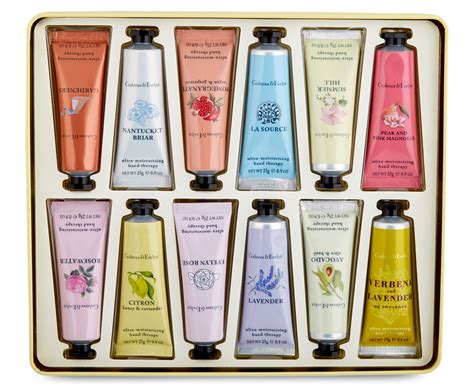 crabtree and evelyn 12pc hand therapy sampler tin set 25g au