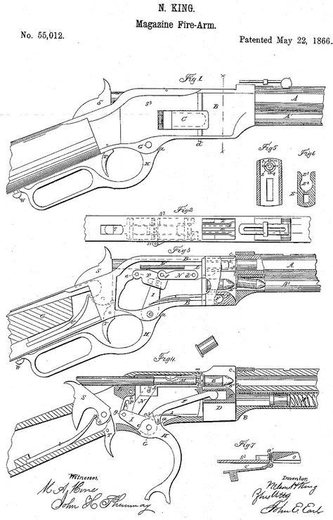 winchester model   patent    winchester rifles guns firearms