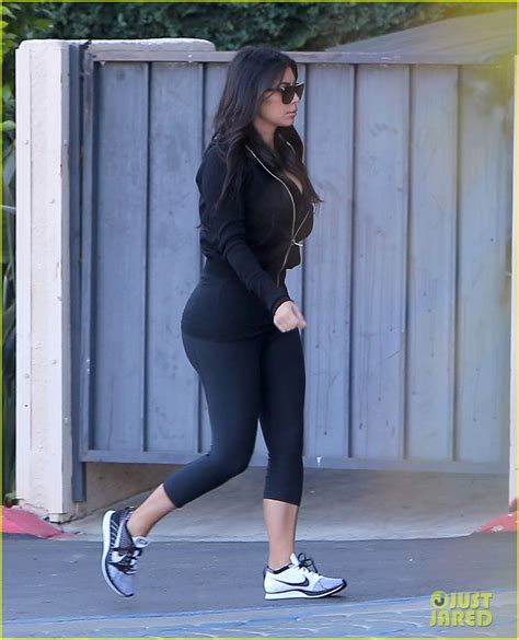 Kim Kardashian Works On Her Fitness While Khloe Goes Back