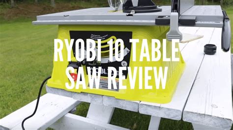 Table Saw Ryobi Review F