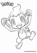 Chimchar Pokemon Coloring Pages Draw Step Printable Drawing Kids Tutorials Drawingtutorials101 sketch template
