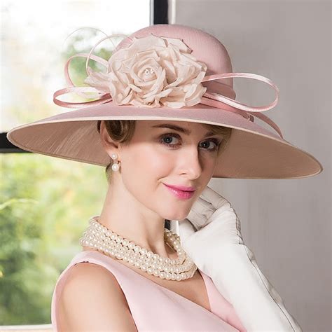 lady new fedoras hat female english formal summer dress hat female