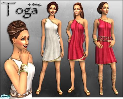 Katelys Civilizations Toga Sims Mods Toga Outfit Sets