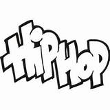 Coloring Hop Hip Pages Graffiti Dance Hiphop Writing Drawings Book Easy Theme 90s Logo Sketchite Lettering sketch template