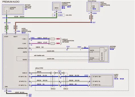 ford fusion stereo wiring diagram wiring diagram