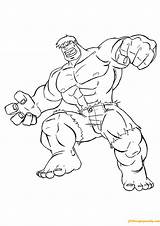 Hulk Pages Genius Scientist Super Coloring Color Online Thor Heroes Captain Iron America Man Avengers Coloringpagesonly sketch template