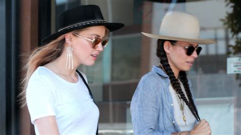 Amber Heard Reunites With Ex Girlfriend Tasya Van Ree For Shopping Trip