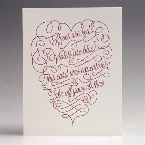 Roses Are Red Poetry Card Funniest Valentines Cards Alternative