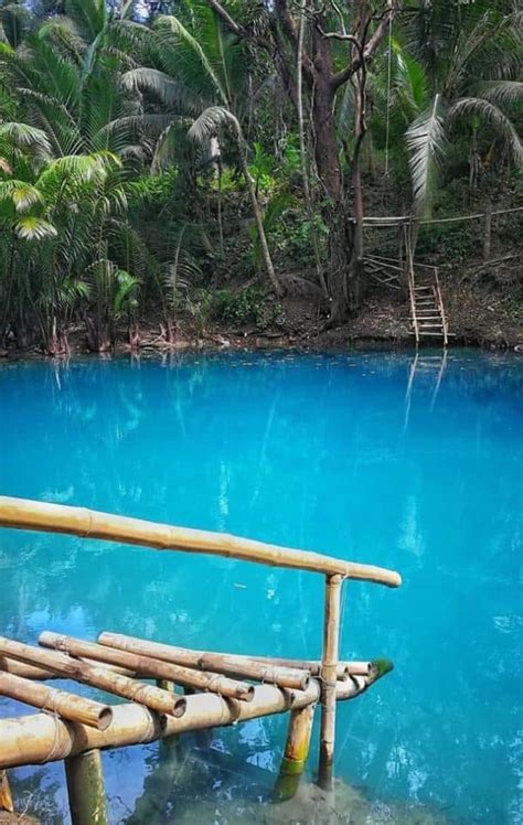 piece  natures beauty blue hole spring  tuburan
