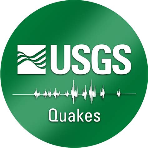 usgs quakes twitter account logo  geological survey