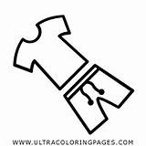 Colorir Página Camisa Ultracoloringpages sketch template