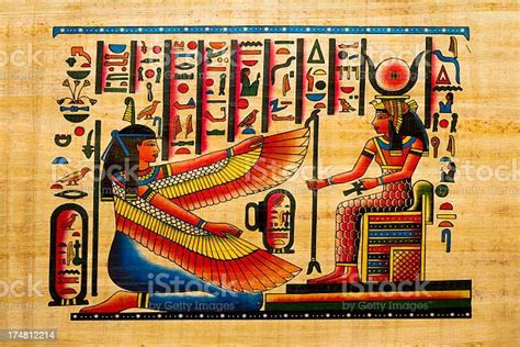 Egyptian Ancient Papyrus Stock Illustration Download Image Now Istock