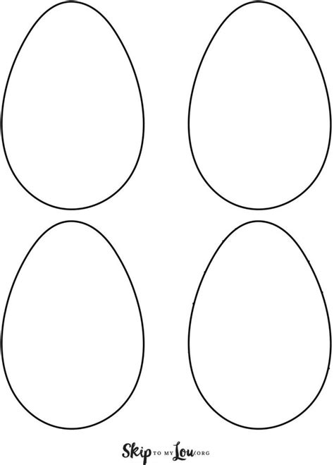 easter egg printable templates easter egg printable egg template