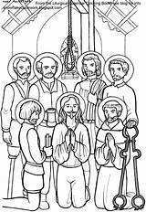 Coloring Pages Saints English Martyrs Popular Book Days Coloringhome sketch template