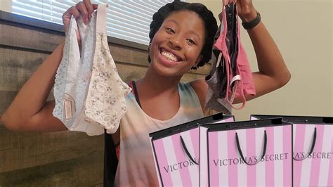 victoria secret spring haul 2021 thongs and panties for me youtube