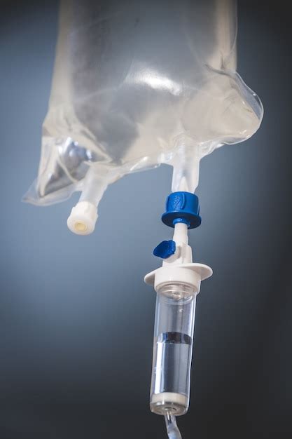 intravenous drip equipment  hospital premium photo