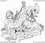 Ship Coloring Sunken Outline Pirate Clip Pages Illustration Drawing Sketch Vector Shipwreck Royalty Color Visekart Kids Clipart Drawings Template Paintingvalley sketch template
