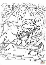 Muppets Babies Muppet Kermit Colorir Colouring Ausmalbilder Coloriages Marretas Piggy Elmo Canzone Printable Colorare Tegninger Coloriez Canta Imagui Sings Malvorlagen sketch template