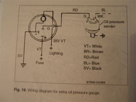 vdo oil pressure gauge wiring diagram