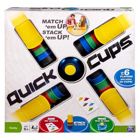quick cups game cup games family games  kids spin master