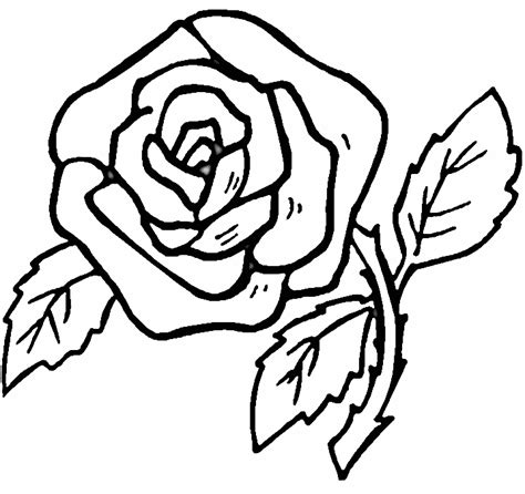 coloring pages  kids rose coloring pages  kids