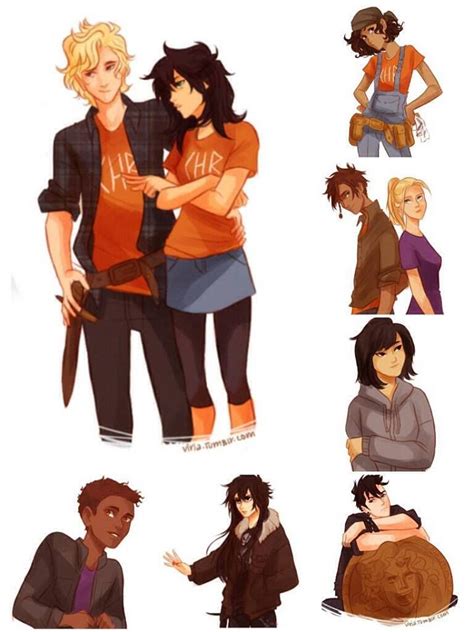 The Heroes Of Olympus Fan Art Important Characters As