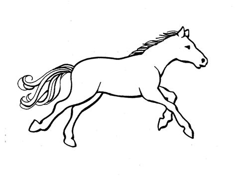 horse outline printable search results calendar