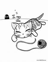 Coloring Pages Cat Kitten Kitty Colouring Library Clipart Cute Girls sketch template