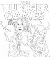 Hunger Games Coloring Pages Printable Getcolorings Color sketch template