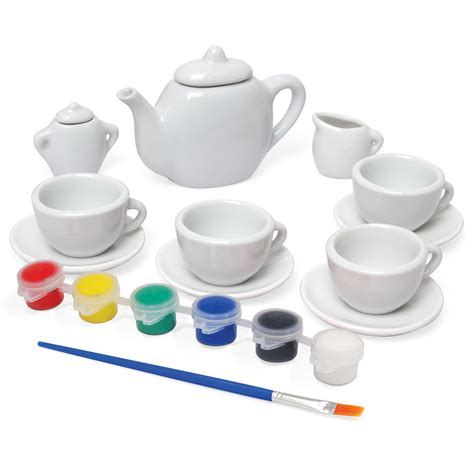 kidz paint   tea set