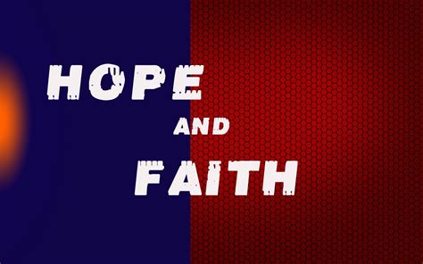 difference  hope  faith