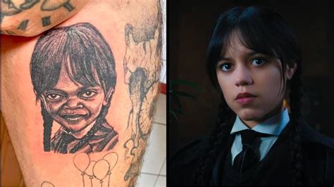 Tattoo Of Wednesday Addams Gets Absolutely Roasted And Some Say It
