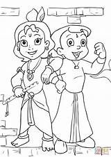 Bheem Krishna Chhota Coloring Pages Outline Chota Colouring Drawing Hanuman Cartoon Kids Drawings Easy Printable Baby Print Bhm Characters Cartoons sketch template