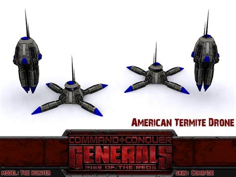 termite drone image rise   reds mod  cc generals  hour moddb