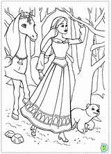 Coloring Pegasus Barbie Magic Pages Print Dinokids Printable Kids Close Girls Princess Horse sketch template