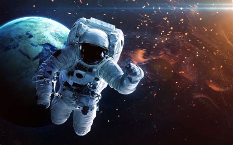 sci fi astronaut  ultra hd wallpaper background image