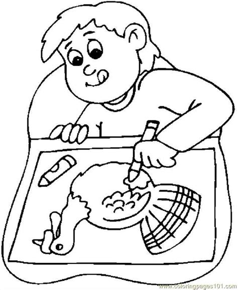draw coloring page
