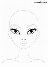 Gesicht Ausmalbilder Topmodel Kopf Boyama Ausdrucken Annekaz Bebek Giydirme Malvorlagen sketch template