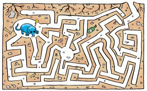 labyrinth raetsel schlorian cartoon comics raetsel grafik