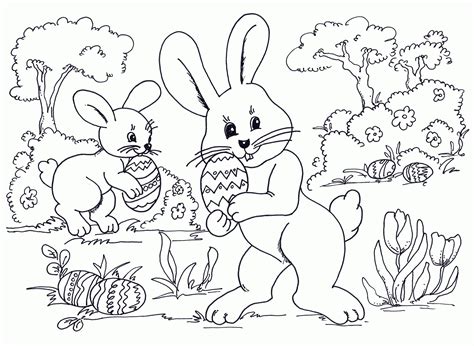easter printable coloring pages    easter