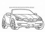 Slk Omnilabo Benz Raceauto Downloaden Bolide Otomobil sketch template