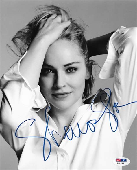 sharon stone sex symbol and actress signed autographed catawiki