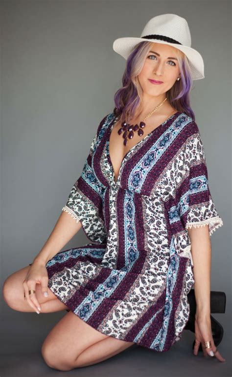 boho inspired spring outfit  purple hair inspirationindulgencecom spring outfit