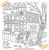 Coloring Find Book Hidden Objects sketch template