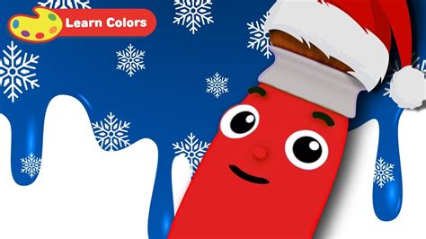 christmas time colors  kids  petey paintbrush toddler learning