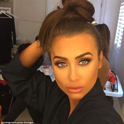 Lauren Goodger Pouts Away As She Shows Off Her Newly